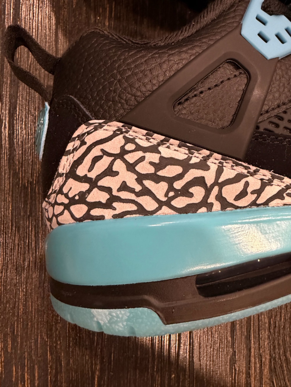 Nike Air Jordan Spizike Low 'Black/Gamma Blue' | Men Size 6.5Y - Picture 2 of 11